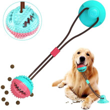 Suction Cup Dog Toy, Pet Molar Bite Toy, Molar Chew Multifunction Dog Toy, Dog Toy with Teeth Care F