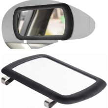Sun Visor Mirror for Car,Universal Car Vanity Mirror,Adjustable Cosmetic Vanity Black,Automobile Acc