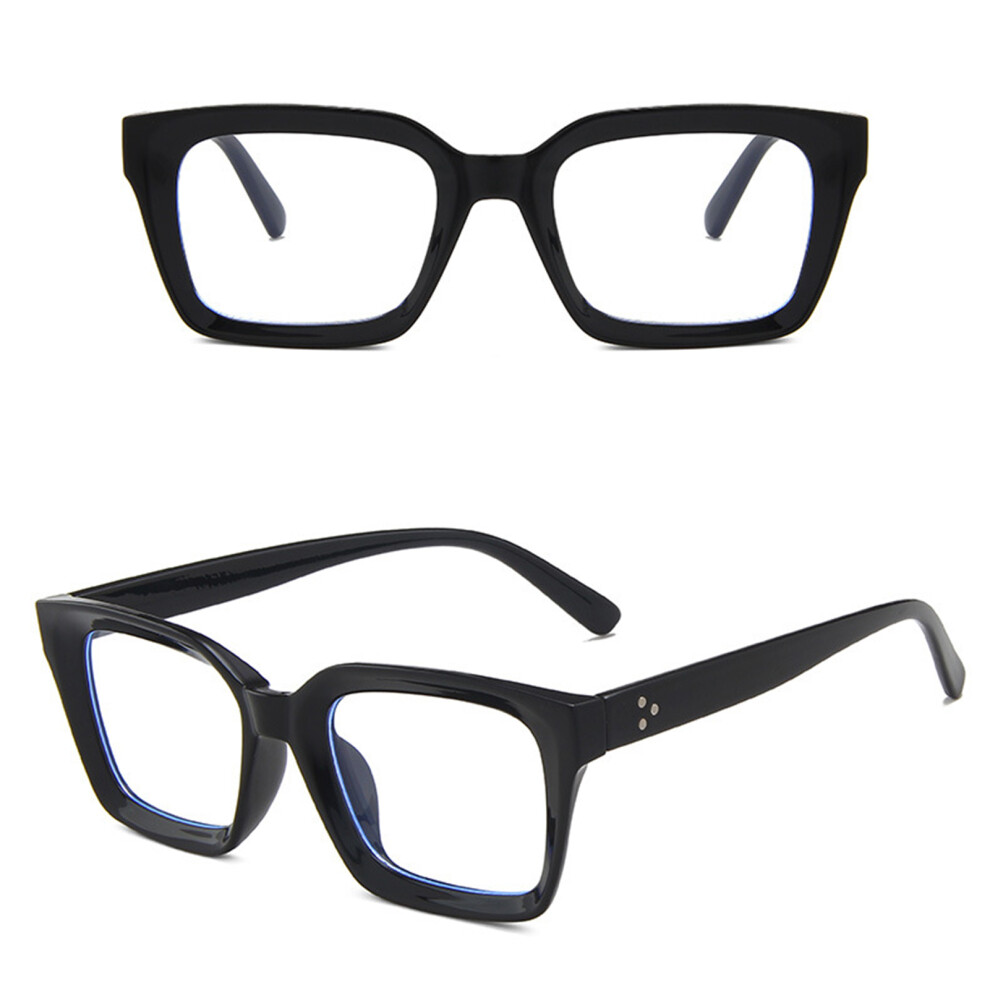Reach-Tools (Bright Black And White Film) Anti Eyestrain Gaming Glasses For Women & Men