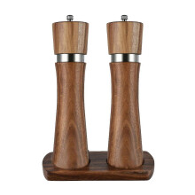 Wooden Salt & Pepper Grinder Kit Salt And Pepper Mill Spice Herb Grinder Cafe A+