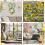 Metal Frame Linear Easter Flower Garden Tinsel Easter DIY  Holiday Hanging Ornaments 6