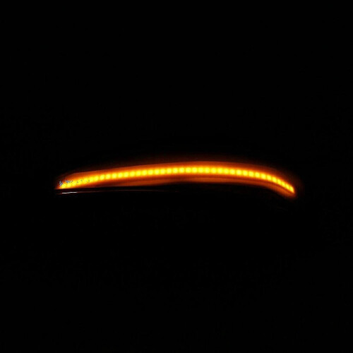 2X Dynamic Black Rear View Mirror Led Indicator Lights for Honda Civic Mk8 05-2012 2