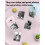 Flip Lens Kids Portable Printer Thermal Paper Stickers Paper  Printers Multi-Function Digital Small SLR 6
