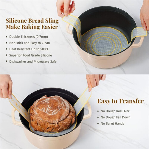 Sourdough  Kit, Banneton Bread Proofing Baskets Set, Sourdough Bread Baking Supplies Making Tools 2