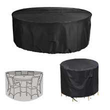(120x75cm) Furniture Cover,Round Terrace Furniture Cover, Waterproof Outdoor Table And Chair Cover, Outdoor Furniture Cover
