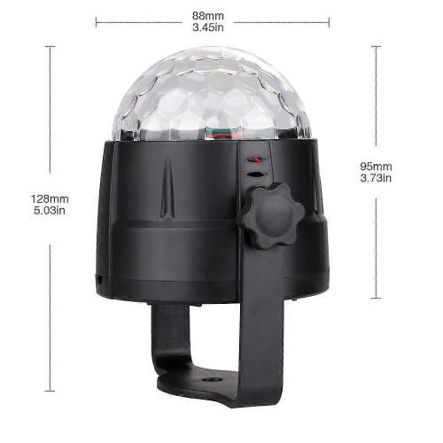Spotlight Hook, Spotlight Pole Disco Ball LED Disco Light with 15 Light Shapes
