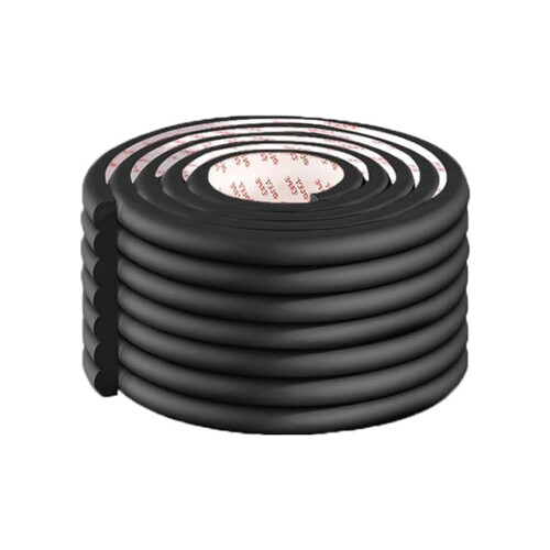 (Black) Stair Corner Protector Strips, Self-Adhesive for Steps