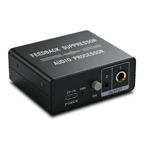 Microphone Anti-Howling Feedback Suppressor Lossless Intelligent Audio Processor Mic Anti-Howling Frequency Shifter