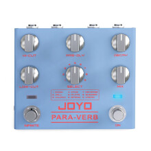 JOYO JOYOR-31 PARA-VERB Gitaareffectpedaal, 9 Reverbtypen, Stereo-Ingang/-Uitgang, Eindeloze Reverb-Tail
