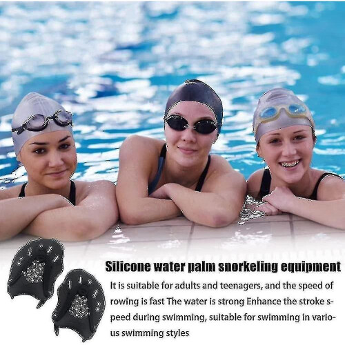 Swimming hand paddle, professional swimming training paddle, swimming paddle with adjustable straps,