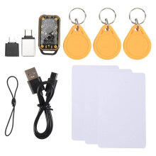 RFID Chip Reader Chameleon Ultra Card Emulator NFC Duplicator ID IC Card Decode+3XUID Keychain/Card