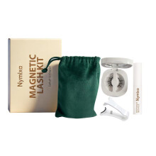 Nymixa Magnetic Eyelashes Set Curled Style Reusable No Eyeliner Magnetic Lashes Natural Volume Assorted Colors