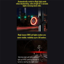 Bicycle Alarm Bike Rear Lamp Burglary Alarm Wireless Anti Theft Vibration Motion Sensor IP65 Waterproof