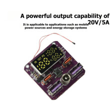 100W Li-Ion Charger Module 20V 5A Bidirectional Fast Charging Discharge Protection Board for 4S Electronics Pack