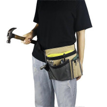 Outdoor Lightweight Multi-Pocket Canvas Waist Bag Garden Pruning Tool Bag