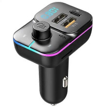 Bluetooth 5.0 FM Transmitter Handsfree Car Radio Modulator MP3 Player for Car