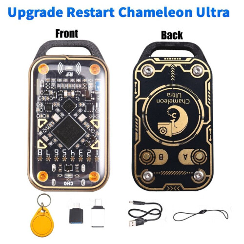 Chameleon Ultra Upgrade  Card Emulator+CUID Keychain RFID  Chip Reader 125K 13.56M Card Decode NFC Duplicator 1