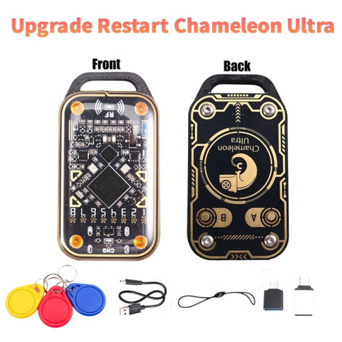 Upgrade Chameleon Ultra  Card Emulator RFID  Chip Reader+3XUID Keychain 125K 13.56M Card Decode NFC Duplicator 1