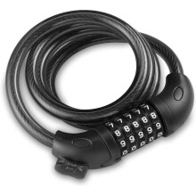 GDF Bike Lock with 5 Digit Code, 1.2m Long, Combination Wheel Lock with Cable, Very Lightweight, Sec
