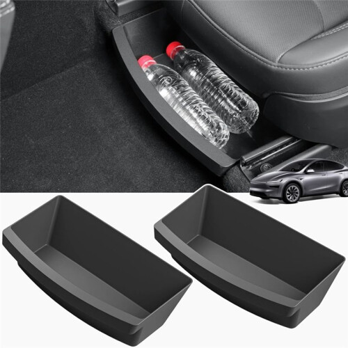 Under  Storage Box for  Model Y Juniper 2025 Under  Hidden Organizer Tray Interior Accessories 1