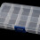 2 Pcs Clear Plastic 10 Sections Press Buckle Tablet Box Holder 2