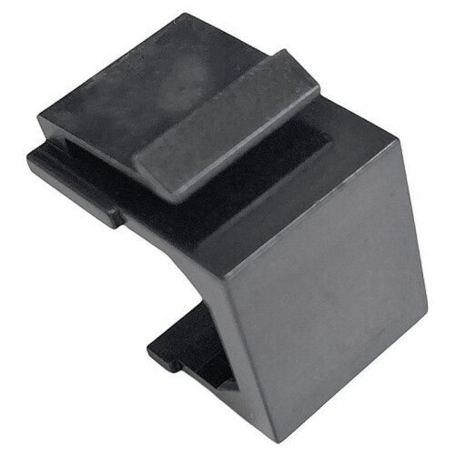 50pcs RJ45  Jack Inserts Blank Modules for Wall Plates Patch Panels Home Network Setup Black