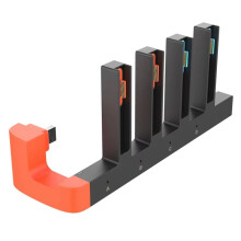 For 2 NS 2 Charging Dock Station LED Charging Indicator Fast Magnetic Charger Charges to 4pcs Joypad