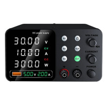 30V10A Lab Power Supply with Triple Storage Switching Power Supply 5V2A Regulated PowerSupply for TypeC Interface(US)
