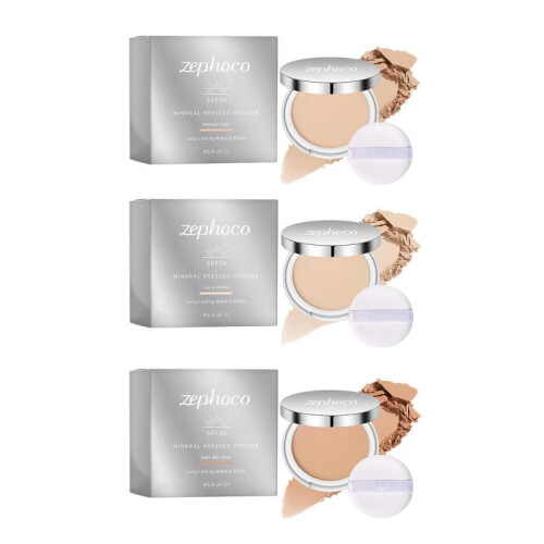 Zephoco Long-Lasting Setting Powder Mattifying Smoothing Finish No Cakey No Flaking Makeup Powder