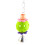 (Green) Parrot Toy Egg Bell Ball, Safe Cage Accessory 1