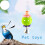 (Green) Parrot Toy Egg Bell Ball, Safe Cage Accessory 5