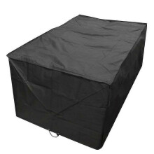 (300*300*90cm, Black) Outdoor Garden Furniture Dust Cover,corner Furniture Cover
