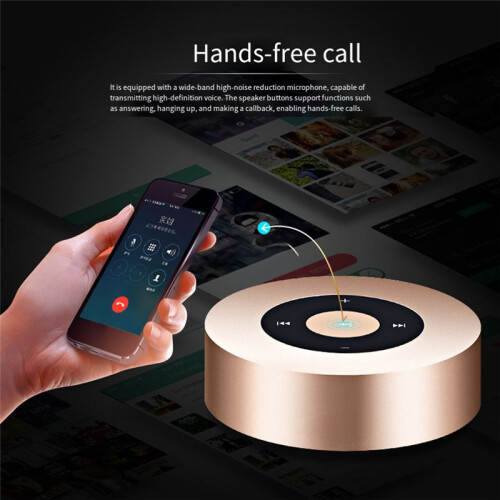 LED Touch  Speaker, Portable Speaker with HD Sound 10-Hour Playtime /  4.1 / Micro- Support 2