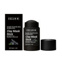 Bamboo Charcoal Mud Mask Stick Gently cleanses and hydrates delicate facial skin. Lubricating and cleansing Mud Mask Stick Portable skincare tool