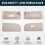 Car Left Right Sun Visor with Make- Mirror Beige for  T700 T800 6