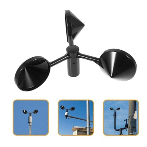 Wind Speeds Cup Wind Speed Meter Tool Wind Cup  Waterproof Replacement Part High Precision Weather I 1