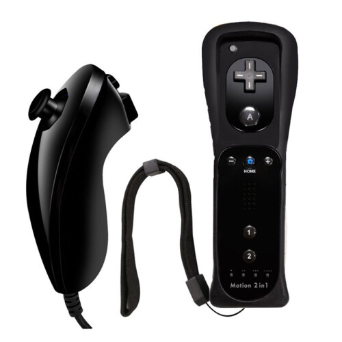 Gamepad for  /  U Console Wireless Remote Controller with Motion , Nunchuck, and Wrist Strap B