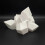 (White) 3D Printed Crystal Game Controller Stand, Transparent Faceted Bracket for Multiple Controllers, Durable Plastic Holder for Gaming Accessories 1