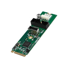 M.2 M auf VL805 Typ-E & 19-Polige Front-USB3.0-Port-Erweiterungskarte für Drucker, Scanner, Hubs und Andere USB-Geräte