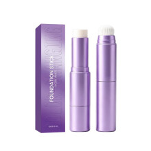 2-in-1 Color Changing Foundation Stick Ivory White Brightening Even Skin Tone Natural Flawless Base Makeup