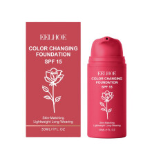 EELHOE Color-Changing Foundation Natural Shade Silky Smooth Texture Skin-Fit Lightweight 30ml