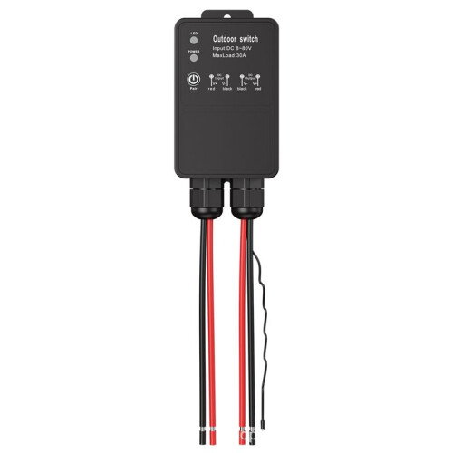 433Mhz Universal Wireless Remote Control  Waterproof Wireless Receiver DC8V-80V 30A Transmitter for Pump Light Fan 2