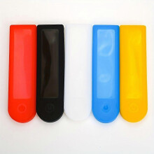 (Black Color*2andBlue) Silicone Dashboard Protective Cover for Electric Scooter, Waterproof Shockproof Circuit Board Pattern