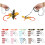 Adjustable Lizard Leash Set Bearded Dragon Harness Leather Wing Safety Walking Leash 3 Sizes Soft Comfortable Vest  red 2