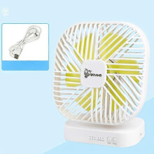 Magnetic Portable Desk Fan with 3 Speeds, Timer, USB Power, Battery Operated for Home Office Travel Camping