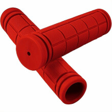 Ergonomic Textured Rubber Bike Grips, 2 Pcs 22mm Diameter Non-Slip Handlebar Grips for Mountain Bike Scooter, Comfortable Riding