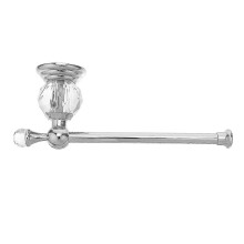 Wall Paper Towel Holder: Stainless Steel Crystal Decor Towel Rack Toilet Paper Dispenser Holder for Bathroom Kitchen Laundry Room