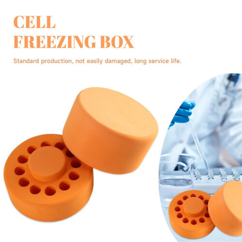 Cell Freezing Container Cryopreservation Procedure Gradient Cooling Box Liquid Nitrogen Tank Sample Resuscitation 2mL 2