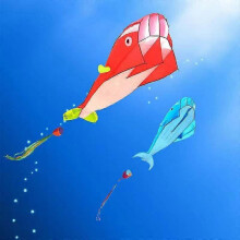 Kites for Kids & Adults, 1pc Giant 6m Octopus Beach Kite Set for Beginners, Easy to Fly Large Kite Pack for Boys and Girls with 200m Blue Wheel & Kite