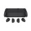 For Switch2 Case Plastic Grip Protective Shell+Direction Keys+Joystick Caps Kit for Switch2 Grip Case Dust-Proof Cover A 7